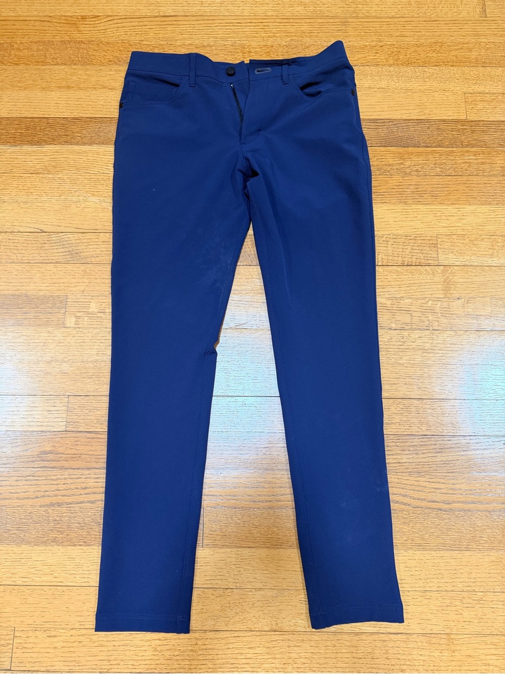 Public Rec Men Navy Blue Slim Stretch Pants